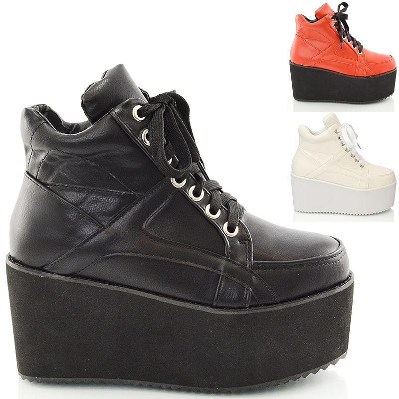 cleated sole lace up boots